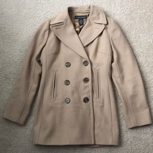 Banana republic XS wool pea coat